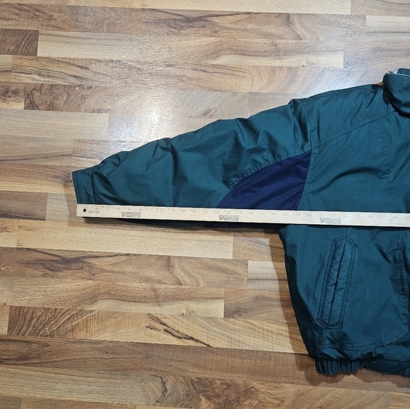 Members Only Club House Traditions Down Jacket Green Navy Size Large - Picture 8 of 11